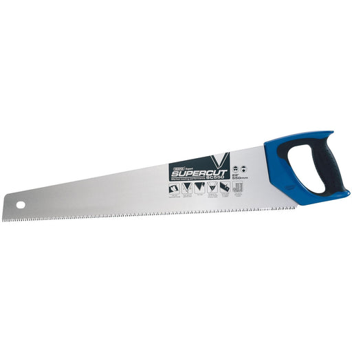 Draper Supercut Soft Grip Hardpoint Handsaw, 550mm/22", 7tpi/8ppi 49286 Draper - Dynamic Drive