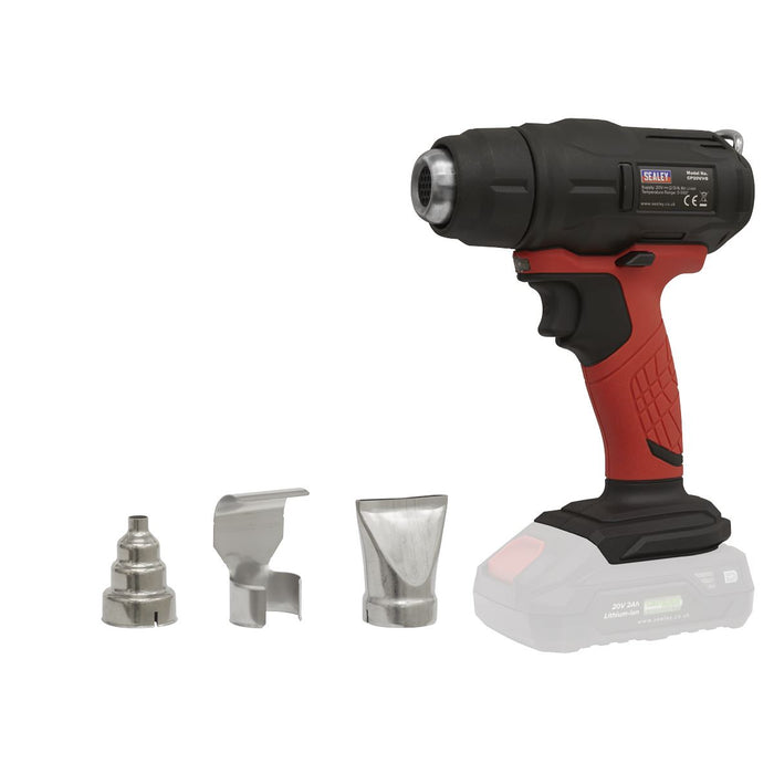 Sealey Cordless Hot Air Gun 20V SV20 Series Body Only CP20VHG Sealey - Dynamic Drive