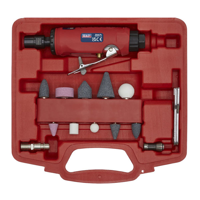 Sealey Air Die Grinder Kit 15pc GSA67 Sealey - Dynamic Drive