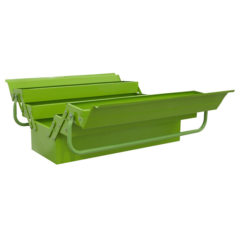 Sealey Cantilever Toolbox 4 Tray 530mm Hi-Vis Green AP521HV Sealey - Dynamic Drive