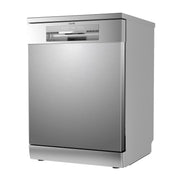 Baridi Regular Sized Freestanding Dishwasher 60cm Wide 14 Place Settings Silver Baridi - Dynamic Drive