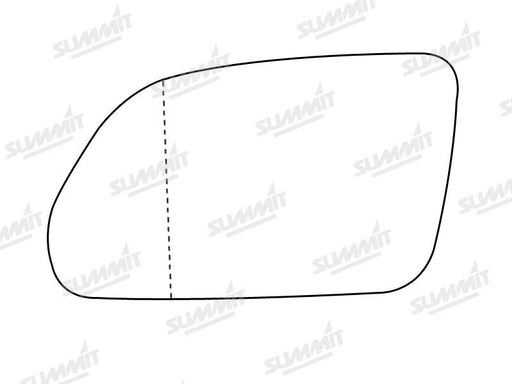Summit Non-Heated Base Plate With Standard Mirror Glass fits VW Polo/Skoda Octavia LHS Summit - Dynamic Drive