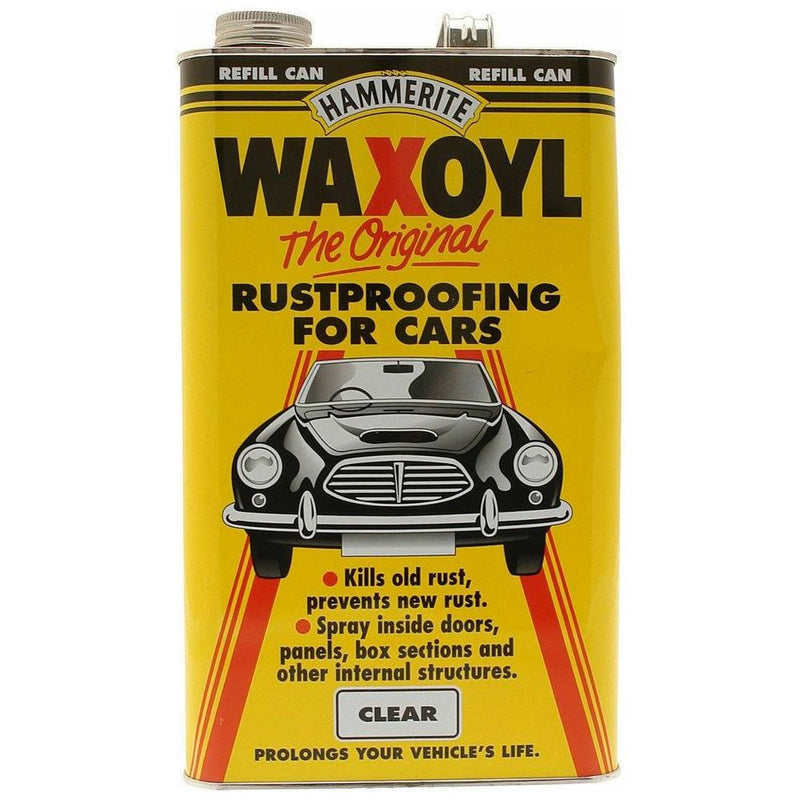 Waxoyl Rust Treatmeant Refill Can - Clear - 5 Litre Hammerite - Dynamic Drive