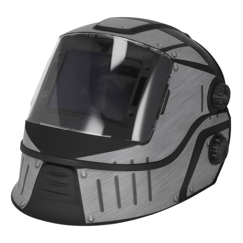 Sealey Flip-Up Welding Helmet Auto Darkening Solar Powered - Shade 9-13 PWH603 Sealey - Dynamic Drive