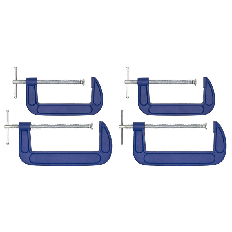 Sealey G-Clamp Set 150mm & 200mm 4pc AK6006SET Sealey - Dynamic Drive