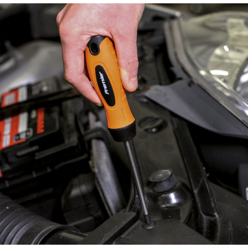 Sealey Screwdriver Set 8pc Hi-Vis Orange HV003 Sealey - Dynamic Drive