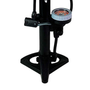 Dunlop Floor Bike Pump With Pressure Gauge Standpump Manometer 11Bar Black Air Dunlop  - Dynamic Drive