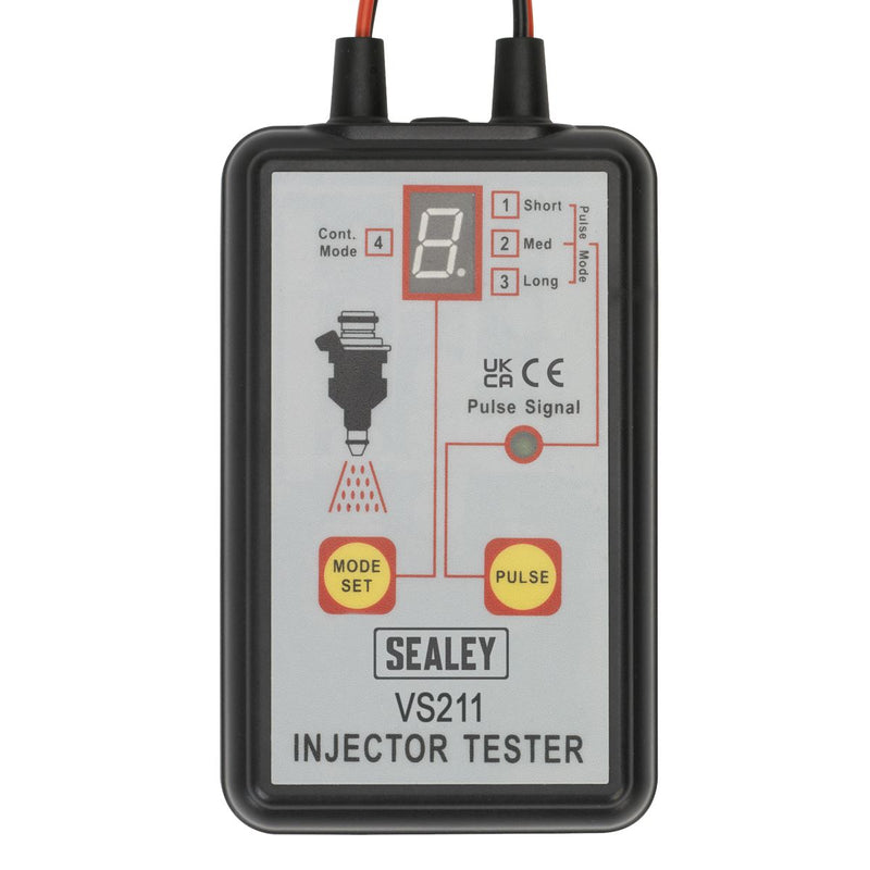 Sealey Fuel Injector Tester 12V Petrol VS211 Sealey - Dynamic Drive