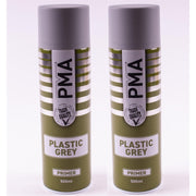 Autotek Professional Grey Plastic Primer 500ml Spray Paint High Coverage[2] Autotek - Dynamic Drive