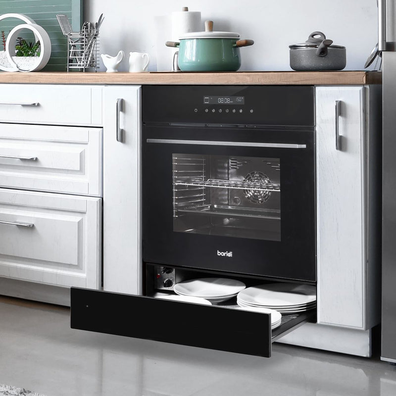 Baridi Integrated Warming Drawer 60cm - Black DH201 Baridi - Dynamic Drive