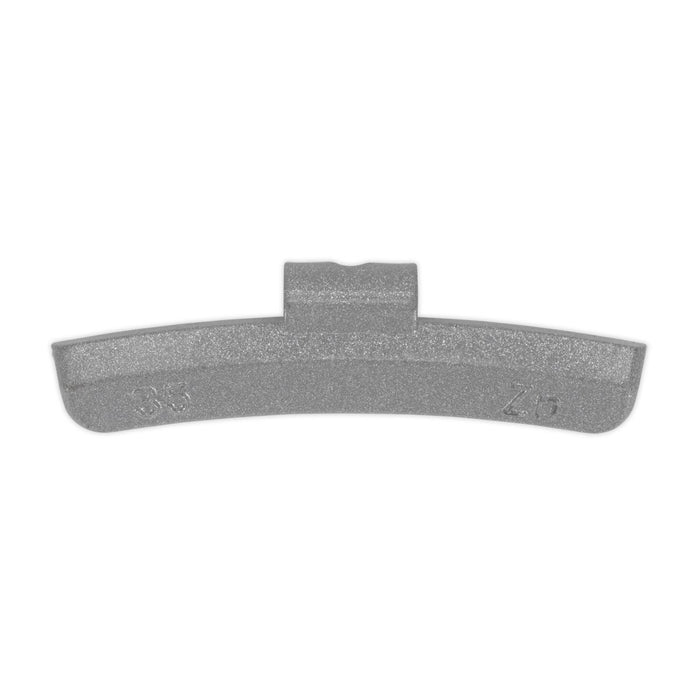 Sealey Wheel Weight 35g Hammer-On Plastic Coated Zinc for Alloy Wheels Pack of 5 Sealey - Dynamic Drive
