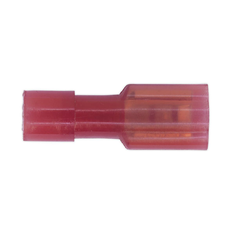 Sealey Fully Insulated Terminal 4.7mm Female Red Pack of 100 RT30 Sealey - Dynamic Drive