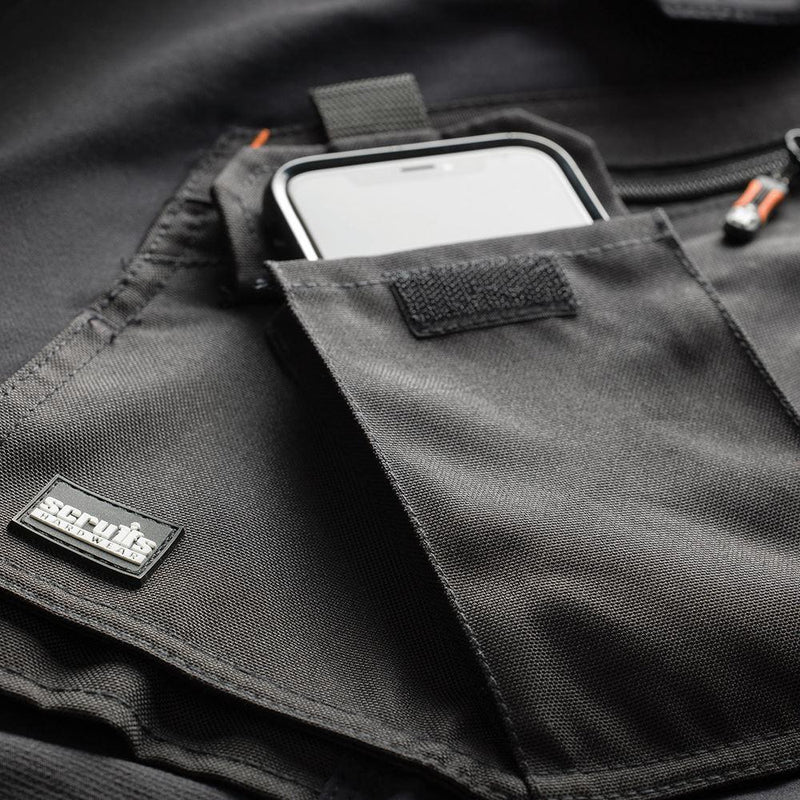 Scruffs Pro Flex Plus Holster Trousers Black 36R Scruffs - Dynamic Drive