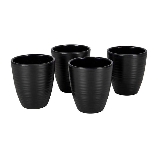 Bo-Camp Industrial Collection Mug Orville 4 Pieces Black Bo-Camp - Dynamic Drive