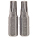 Draper TX-STAR Insert Bit, 1/4" Hex, 25mm Long, T30 (Pack of 2) Draper - Dynamic Drive