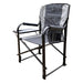 Olpro Directors Chair with side table Grey & Charcoal Olpro - Dynamic Drive