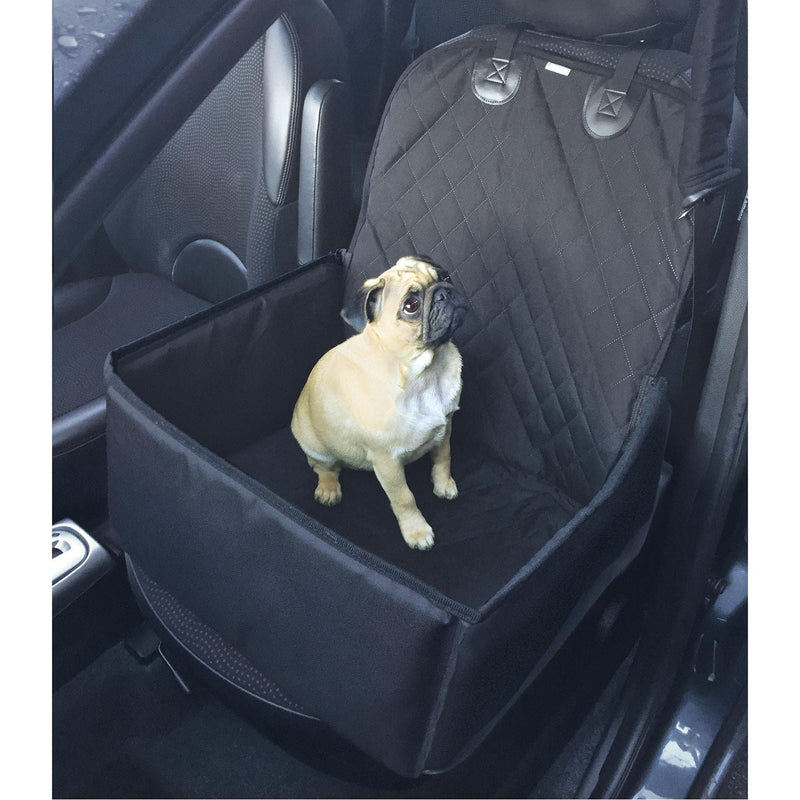 Dog Car Front Seat Cover Pet Safety Protector Hammock Waterproof Mat & Seatbelt Streetwize - Dynamic Drive