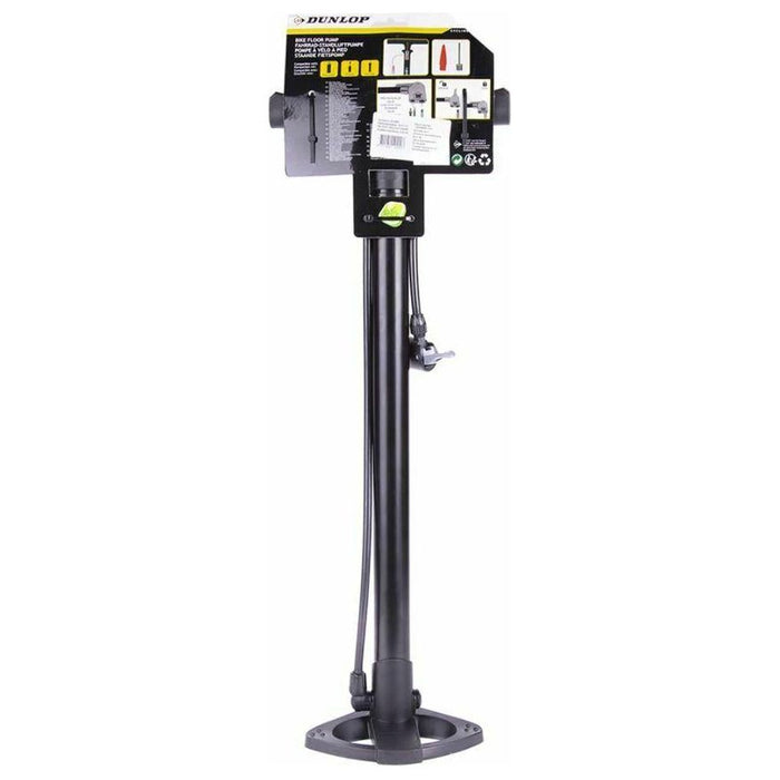Dunlop Floor Bike Air Pump Stable Foot Car Football Inflatables 12Bar Presta Uk Dunlop - Dynamic Drive
