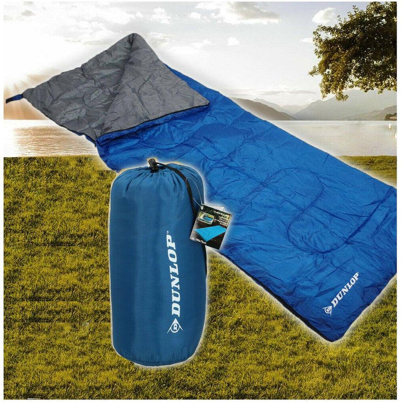 Dunlop Single Blankets Sleeping Bag 190 X 75 cm Summer 1 Person Sleeping Bag Dunlop - Dynamic Drive