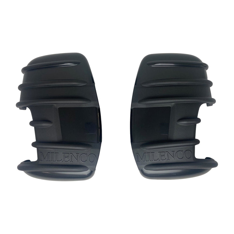 Durable Black Long Arm Mirror Protectors for Ford Transit Van/Motorhome (Set of 2) Milenco - Dynamic Drive