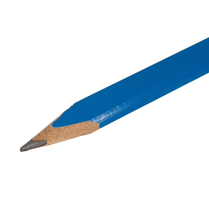 Silverline Carpenters Pencils & Sharpener Set 13pce 175mm Silverline - Dynamic Drive
