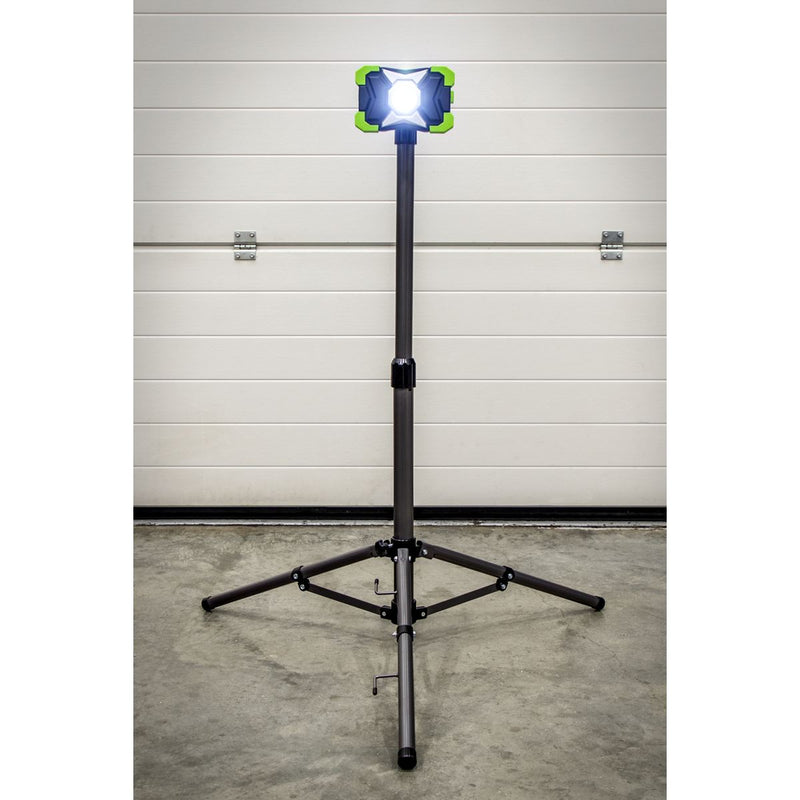 Sealey Portable Floodlight & Telescopic Tripod 15W COB LED LED1500PBKIT Sealey - Dynamic Drive