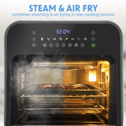 Baridi Steam Air Fryer Oven 15L Capacity DH171 Baridi - Dynamic Drive