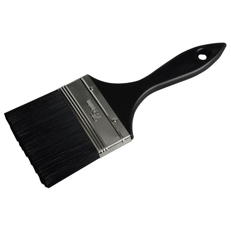 Economy Paint Brush Plastic Handle 75mm (3in) Town Tools - Dynamic Drive