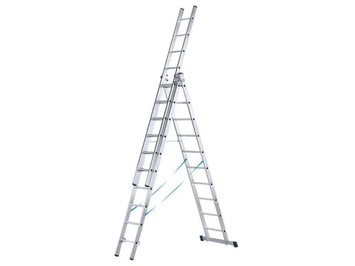 Zarges Skymaster Trade Combination Ladder 3-Part 3 x 9 Rungs Zarges - Dynamic Drive