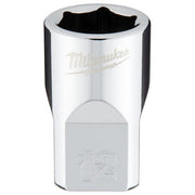 Milwaukee 3/8 Drive Socket Metric Standard 12mm 4932478342 Milwaukee - Dynamic Drive