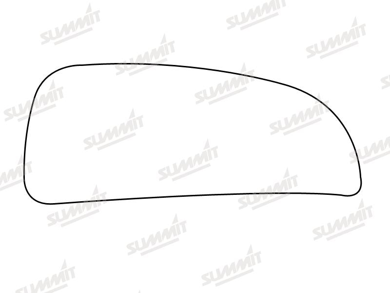 Summit Non-Heated Base Plate With Lower Blind-Spot Mirror Glass fits Fiat Ducato, Peugeot Boxer 06 on LHS Summit - Dynamic Drive