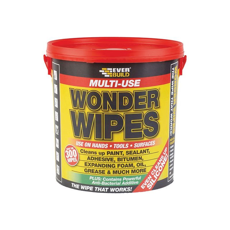 Everbuild Sika Giant Wonder Wipes (Tub 300) Everbuild Sika - Dynamic Drive