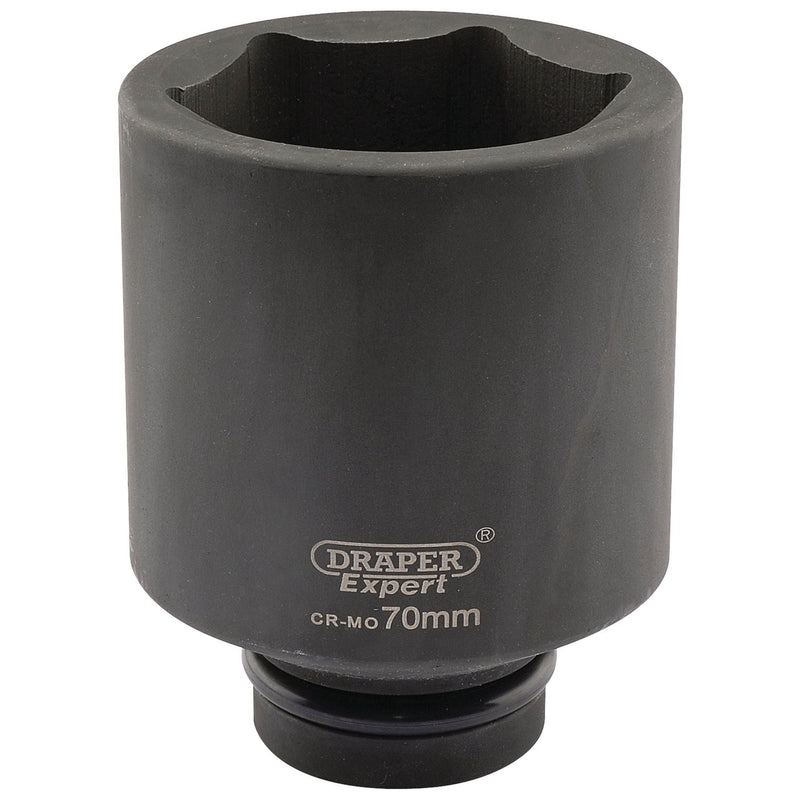 Draper Expert HI-TORQ 6 Point Deep Impact Socket, 1" Sq. Dr., 70mm Draper - Dynamic Drive