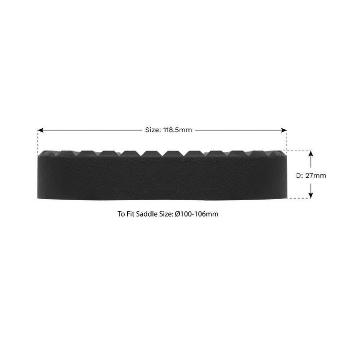 Sealey Safety Rubber Jack Pad Type A JP01 Sealey - Dynamic Drive
