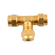Tool Connection Brass Coupling Tee Piece 8mm 5pc 31122 Tool Connection - Dynamic Drive