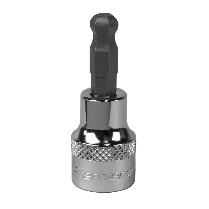 Sealey Ball-End Hex Socket Bit 7mm 3/8"Sq Drive SBBH005 Sealey - Dynamic Drive
