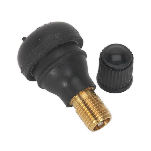 Sealey Tyre Valve Tubeless Snap-in Type TR412 Pack of 100 TV412 Sealey - Dynamic Drive