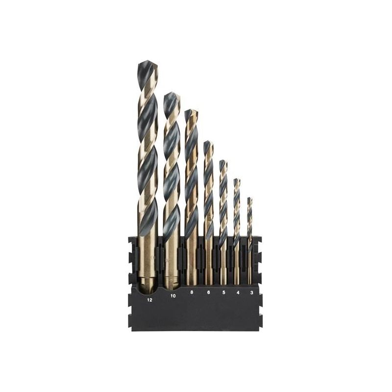 Dewalt Power Tools DT20620 BLACK&GOLD HSS Drill Set, 7 Piece DeWALT Power Tools - Dynamic Drive