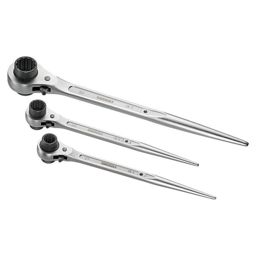 Teng Tools Ratcheting Construction Wrench 24 x 30mm Teng Tools - Dynamic Drive