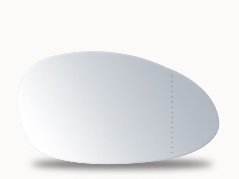 Summit Heated Base Plate With Blind Spot Mirror Glass fits BMW 1 Series 04 to 10 RHS Summit - Dynamic Drive