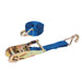 Silverline Ratchet Tie Down Strap J-Hook 3m x 27mm - Rated 350kg Capacity 700kg Silverline - Dynamic Drive