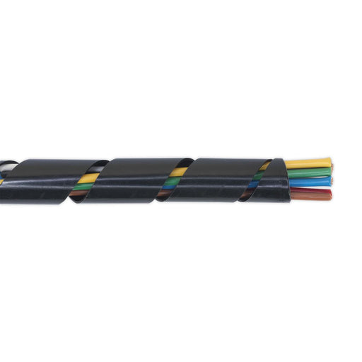 Sealey Spiral Wrap Cable Sleeving14-28mm 10m SWS1428 Sealey - Dynamic Drive