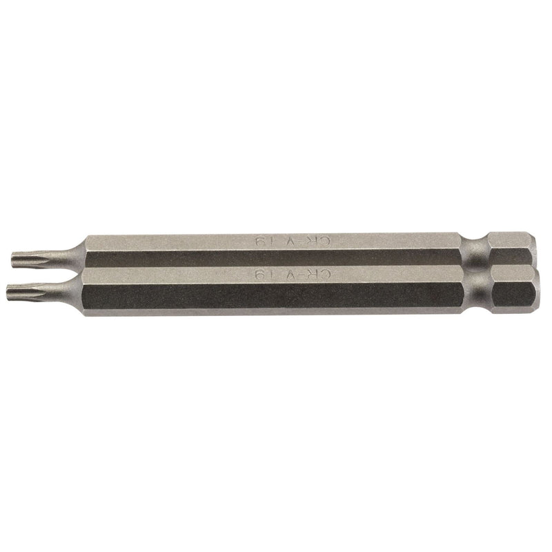 Draper TX-STAR Insert Bit, 1/4" Hex, 75mm Long, T9 (Pack of 2) Draper - Dynamic Drive