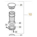 Truma Exhaust Cowl Assembly Akl5 70Mm 30651-01 Truma - Dynamic Drive