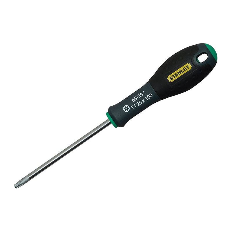 Stanley® Hand Tools FatMax® Screwdriver Tamper-proof TORX Tip TTX25 x 100mm STANLEY® Hand Tools - Dynamic Drive