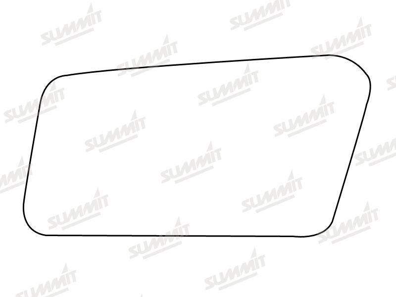 Summit Stick-On Standard Mirror Glass fits Toyota Carina LHS Summit - Dynamic Drive