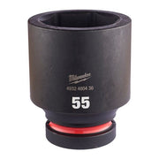 Milwaukee Hex Socket Shw 1In Deep 55mm-1Pc 55mm Milwaukee - Dynamic Drive