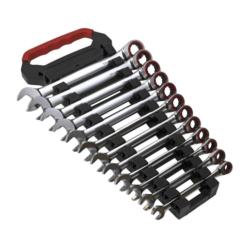 Sealey Ratchet Combination Spanner Set 12pc Metric Platinum Series AK63940 Sealey - Dynamic Drive
