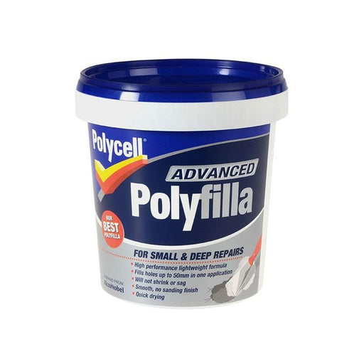 Polycell Polyfilla Advance All In One Tub 600ml Polycell - Dynamic Drive