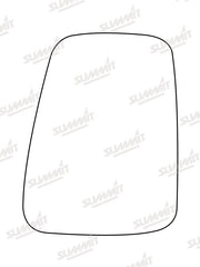 Summit Stick-On Commercial Mirror Glass fits Renault Extra 92 to 00 RHS Summit - Dynamic Drive